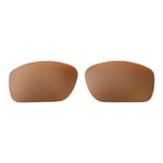 Walleva Brown Polarized Replacement Lenses For Oakley Straightlink Sunglasses