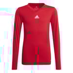 adidas Baselayer Team Base L/Ä - Röd Barn, storlek 140 cm
