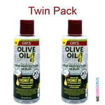 ORS Olive Oil Silken & Shine Heat Protecting Serum (Twin Pack)