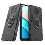 FTRONGRT Case for Xiaomi Redmi Note 9T 5G, Rugged and shockproof,with mobile phone holder, Cover for Xiaomi Redmi Note 9T 5G-Black