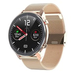 Smartwatch L11 - Full Touch Puls/EKG Blodtryck Bluetooth Vattentät Guld