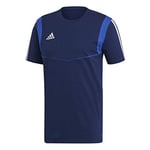 Adidas Men's TIRO19 TEE T-Shirt, Dark Blue/Bold Blue, XS