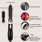 4 In 1 Hair Dryer & Hot Air Comb Straightener Curler SLS