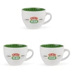 Friends Central Perk Coffee Cup 22oz, Multi Colour (Pack of 3)