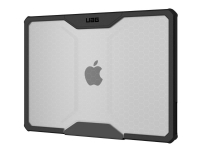 UAG Rugged Case for MacBook AIR 13.6 M2 (2022) - Clear/Black - Hårt fodral för bärbar dator - robust - svart, is