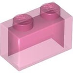 LEGO Brick 1x2 Without Pin Transparent Magenta 6514270-B1520