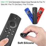 Silicone Case Protective Cover Skin For Amazon Fire Tv Stick 4k Tv Stick Remotes