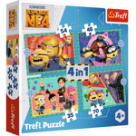 TREFL MINIONS pussel Set 4 in 1