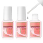 Extra Strong Nail Adhesive, Long Lasting Fake Nail Glue for Acrylic Nail Tips,