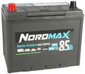 Nordmax Fritidsbatteri 12v 85ah 750a