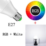 20 lägen Dimbar E27 RGB LED Smart-lampa