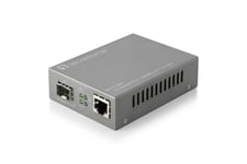 LevelOne Web Smart Series FVS-3800 - fibermedieomformer - 10Mb LAN, 100Mb LAN