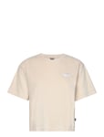 Ess Elevated Relaxed Cropped Tee Tops Crop Tops Short-sleeved Crop Tops Beige PUMA