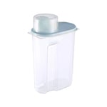 Cereal Dispenser with Lid Storage Box Plastic Rice Container Food Sealed Jar Cans for Kitchen Grain Dried Fruit Snacks L