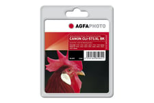 AgfaPhoto - sort - kompatibel - Genproduceret - blækpatron (alternativ til: Canon 0331C001, Canon CLI-571BKXL)