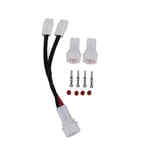 Grenuttag SPLITTER DC TWIN USB-laddare För Yamaha FZ6 MT07 FZ07 FZ09 MT09 Tracer SP XSR700 XSR900 YZF-R1 YZFR1 R1M R6 XV1900