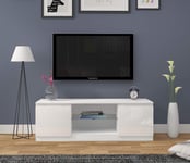 Panana TV Cabinets TV Stand Sideboard for 32 40 43 50 inch 4k TV Sideboard LxWxH 47.25x15.75x15.75inch (White(No led))