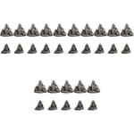30 st Simulerad mini stenparti Stort stenparti Landskapsdekor Miniatyr falskt träd Lekstuga Tillbehör akvarell slott prydnader minihus