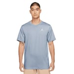 NIKE Jumpman Emb Crew T-Shirt Blue Grey/White XL
