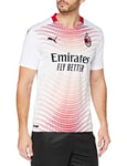 PUMA AC Milan Saison 2020/2021 Maillot Extérieur Replica Homme, White/Tango Red, L