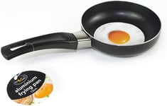 Black Alluminium 12cm Mini Frying Pan Perfect for Frying Eggs