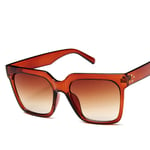 Sunglasses Square Sunglasses Women Transparent Frame Gradient Sun Glasses 10