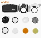 Godox AK-R1 Round Head Flash Light Kits Magnetic Adapter Accessory Color Filters