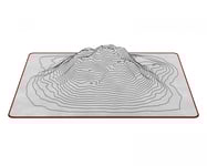 MaxGaming Real Topographic Mousepad - Everest Pro