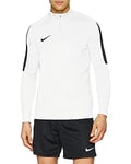 Nike Men Dry Academy 18 Drill Long Sleeve Top - White/Black/Black, 2X-Large