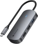 Yottamaster 5 in 1 USB Type C Hub USB 3.0 4K HDMI Adapter For Macbook Pro Air