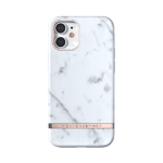 Richmond & Finch deksel for iPhone 12 mini i hvit marmormønster