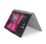 Lenovo Yoga 7 2-en-1 14AHP9 - Ordinateur Portable AI 14'' WUXGA OLED (AMD Ryzen 5 8640HS, RAM 16Go, SSD 512Go, AMD Radeon 760M Graphics, Windows 11 Home) Clavier rétroéclairé AZERTY Français - Gris