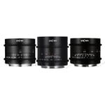 Laowa Cine Prime 3 Lens set (7.5mm,10mm, 17mm) for Micro Four Thirds
