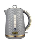 Tower Empire 1.7L Textured Kettle - Grey