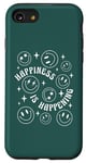 iPhone SE (2020) / 7 / 8 Happiness is happening Retro Cute design Dainty Cool Case