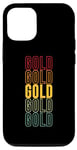 Coque pour iPhone 12/12 Pro Gold Pride, Or