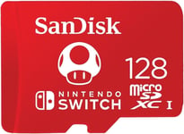 SanDisk 128GB micro SD XC (UHS-I U3-100MB/s) Memory Card For Nintendo Switch