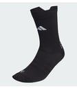 adidas Football Crew Performance Socks - Black, Black, Size 11-12, Men