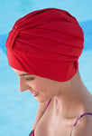 Fashy Ladies Swim Turban With Adjustable Fastener Black White Red Blue Brown Red (Red)
