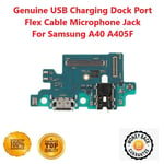 Genuine Samsung Galaxy a40 a405F USB Charging Dock Flex Port Microphone Cable UK