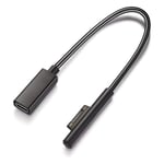 Laddningskabel från Surface Connect till USB-C kompatibel med Surface Pro7 Go2 Pro6 5/4/3 Laptop1/2/3 & Su