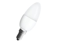 Osram Led Value Classic B - Led-Glödlampa - Form: B35 - Glaserad Finish - E14 - 5.7 W (Motsvarande 40 W) - Klass F - Varmt Vitt Ljus - 2700 K