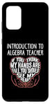 Galaxy S20+ I Train Introduction To Algebra Super Heroes - Teacher Graph Case
