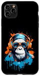iPhone 11 Pro Max Groovy Ape DJ: Monkey Beats Headphones Case