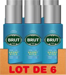 Brut Sport Deodorant Body Spray200ml Pack of 6