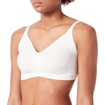 sloggi Women's Zero Microfibre 2.0 H Bralette Top, Angora, S