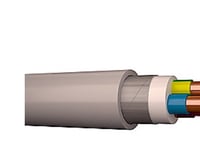 Installationskabel Armerad Hikaj Eca 3G1,5 500Vr100 - (100 Meter)