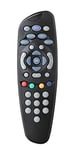 One For SKY 705 Remote Control with 2 Duracell Batteries Original Replacement for Sky HD Decoder and Sky Decoder - Black