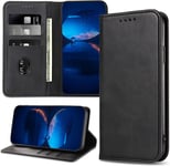 DENDICO Case for OPPO Reno 10 5G, Classic PU Leather Magnetic Wallet Case, Flip