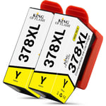 2 Yellow 378XL Ink Compatible For Epson XP-8000 XP-8500 XP-8505 XP-8600 XP-8605